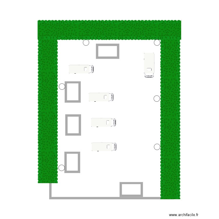 Gens du voyage chateau gontier. Plan de 6 pièces et 50 m2