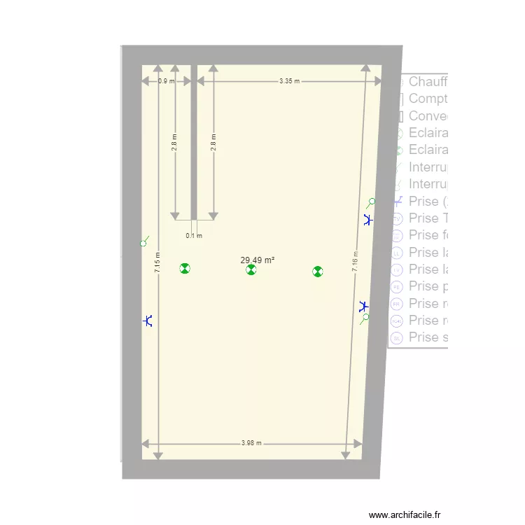 Plan maison C&eacute;lia finaux. Plan de 