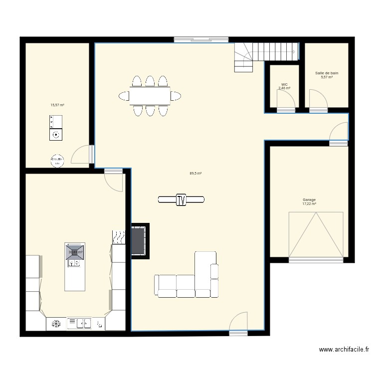 Maison. Plan de 0 pièce et 0 m2