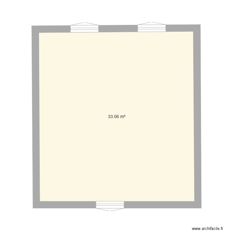 maison haut vide. Plan de 0 pièce et 0 m2