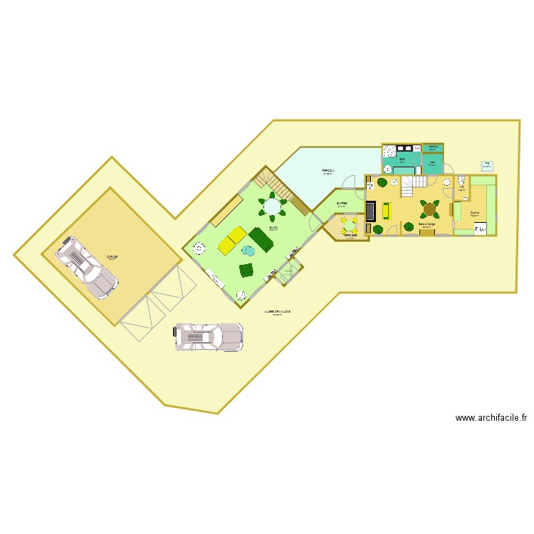 PC MODIFIE2 SANS COTES. Plan de 0 pièce et 0 m2