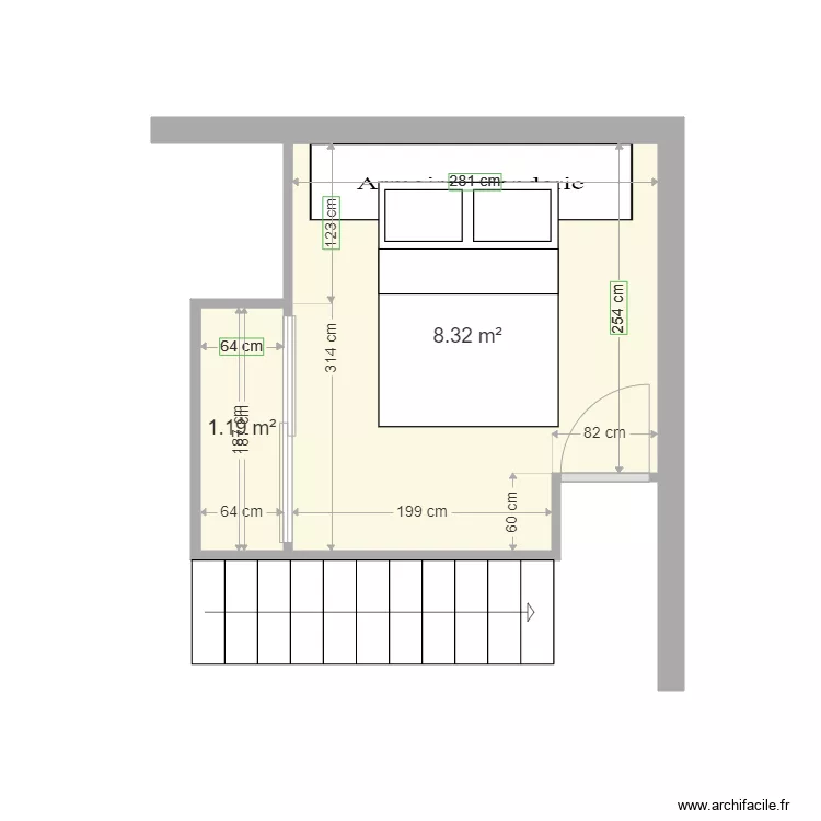 petit piece. Plan de 