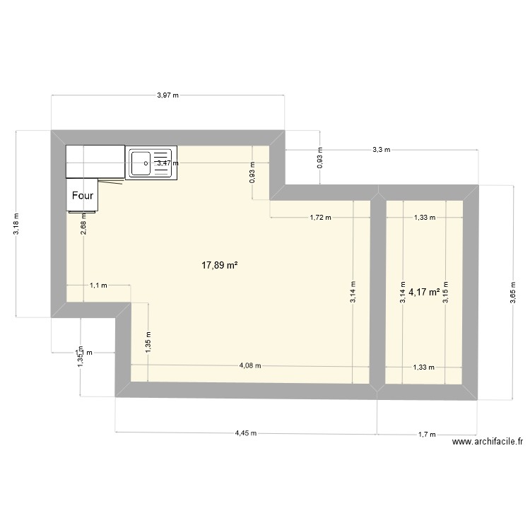 cuisines. Plan de 0 pièce et 0 m2