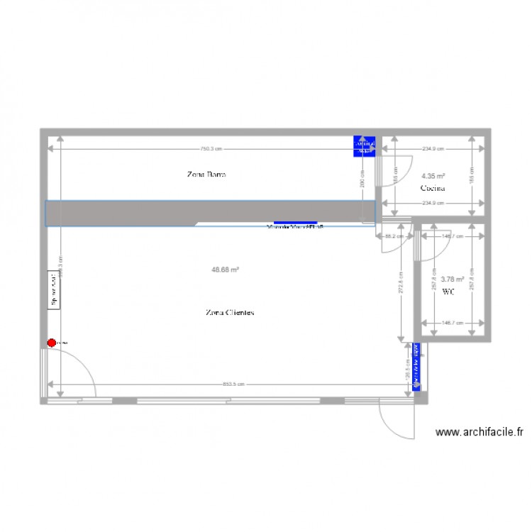 55995 Local Propuesto Alameda. Plan de 0 pièce et 0 m2