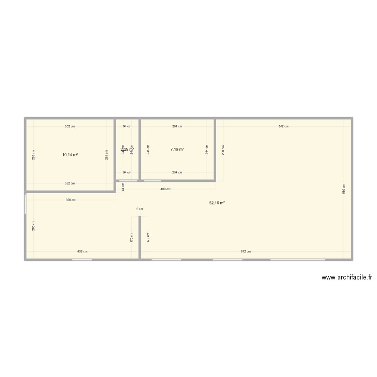 rez de chaussé HSP 245 cm666. Plan de 0 pièce et 0 m2