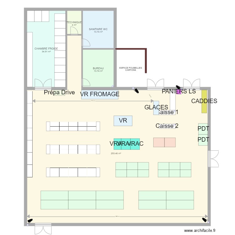 LE CATEAU4. Plan de 5 pièces et 360 m2