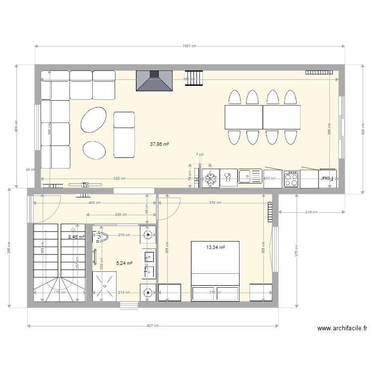 LEROUX LA BAULE RDC FINAL 0. Plan de 0 pièce et 0 m2