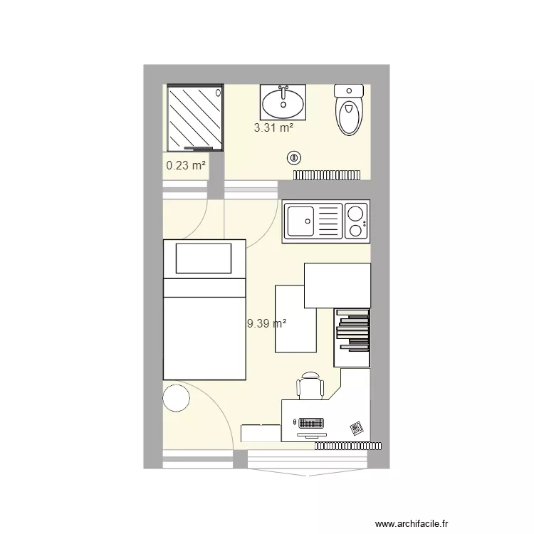 Studio. Plan de Studio. Plan de