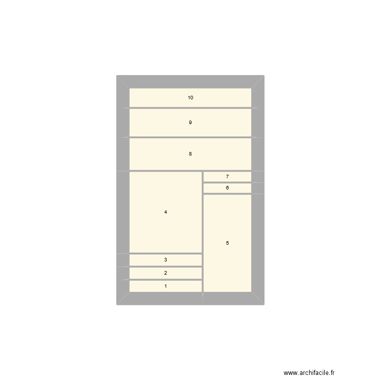 Placard. Plan de 0 pièce et 0 m2