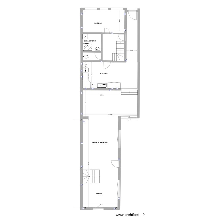 route de rouen projet 1. Plan de 0 pièce et 0 m2