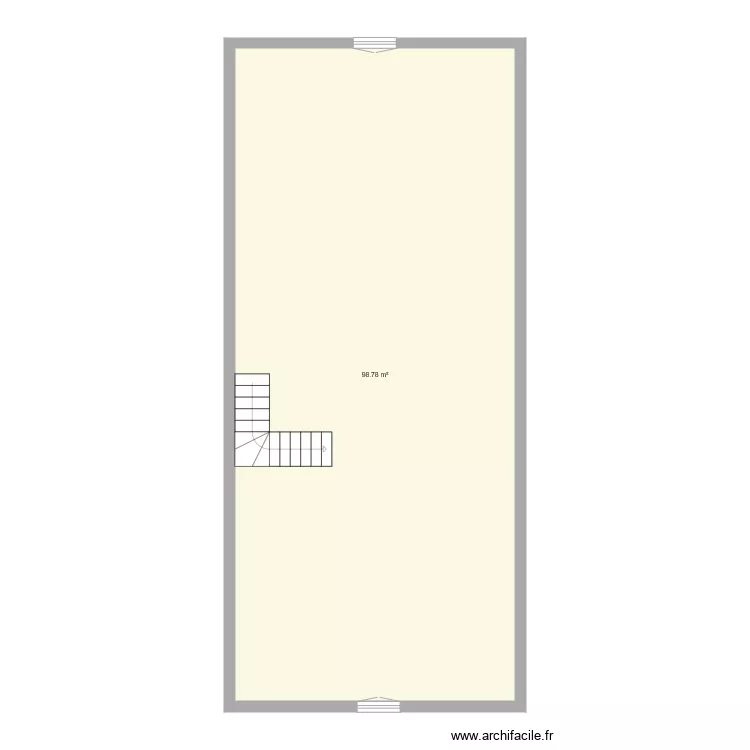 Courchapoix Principale 26 grenier. Plan de 