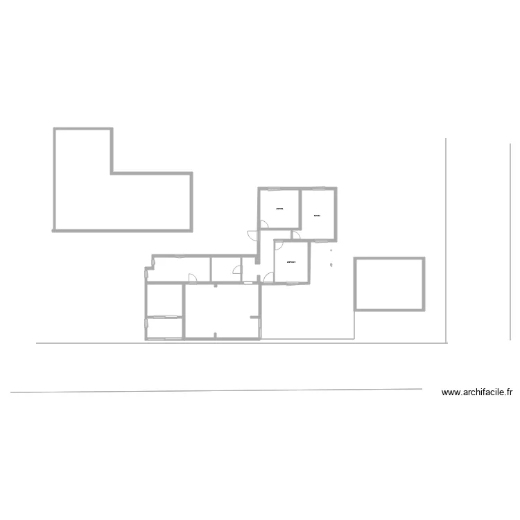 plan masse complet. Plan de plan masse complet. Plan de