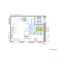 PLAN DE MASSE EXISTANT LA FARE LES OLIVIERS 6626