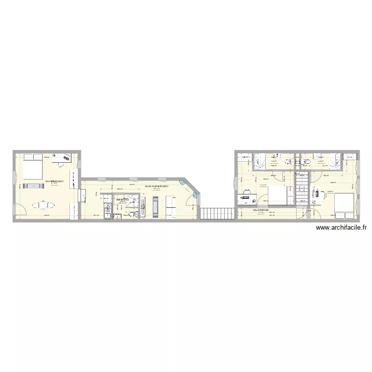 REZ DE CHAUSSEZ C4. Plan de 