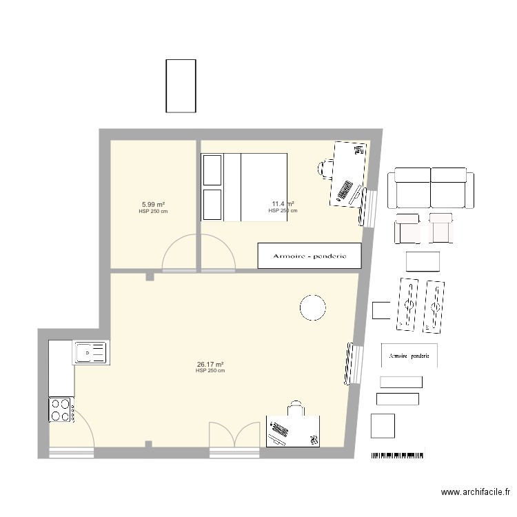 Luc 5 après visite. Plan de 0 pièce et 0 m2