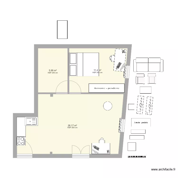 Luc 5 après visite. Plan de Luc 5 après visite. Plan de