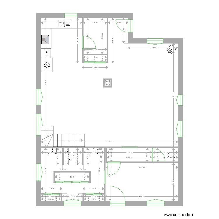 MALET. Plan de 0 pièce et 0 m2