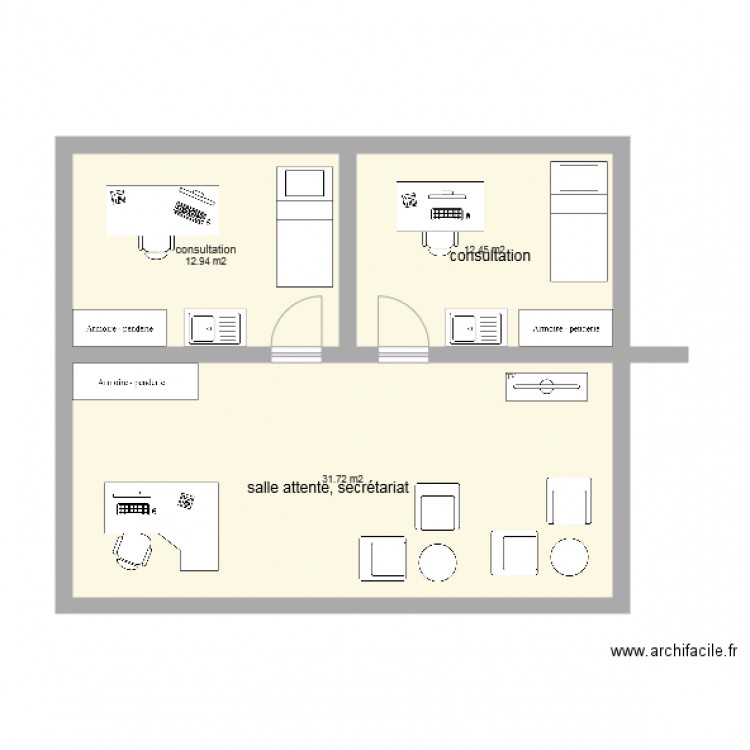 consultation. Plan de 0 pièce et 0 m2