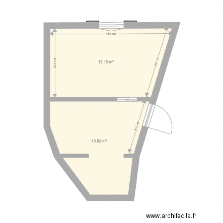 chambre garage. Plan de 0 pièce et 0 m2