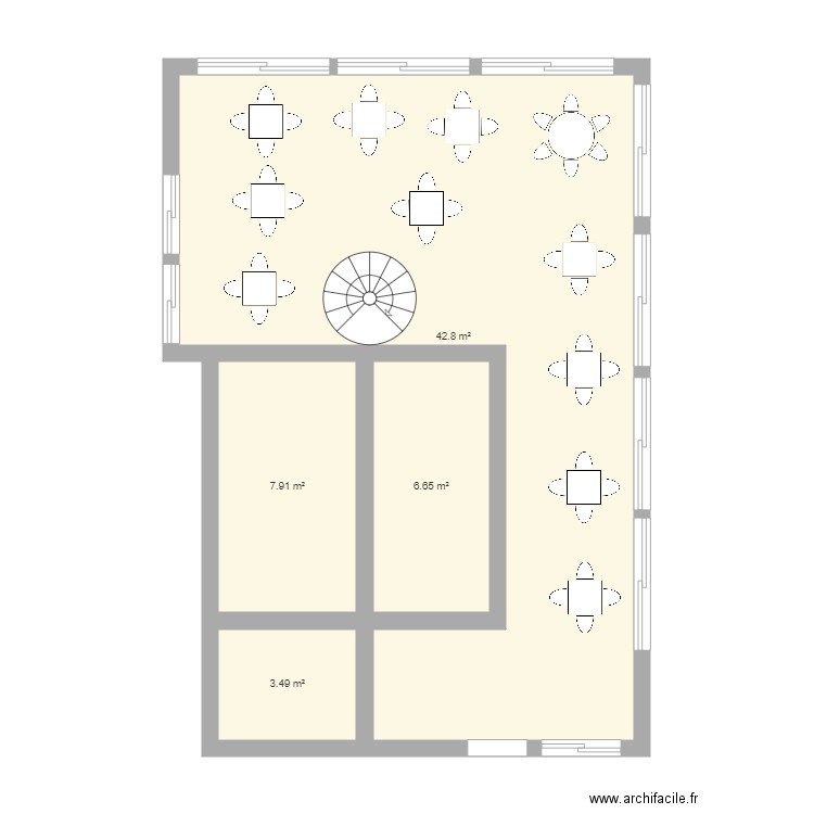 restaurant le pik. Plan de 0 pièce et 0 m2