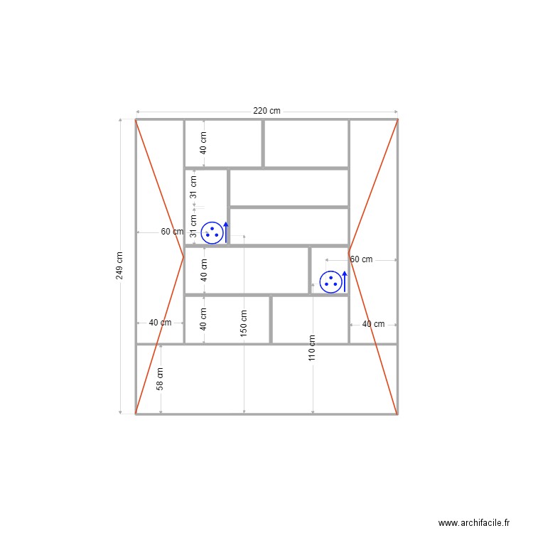biblio salle à manger lagny. Plan de 0 pièce et 0 m2