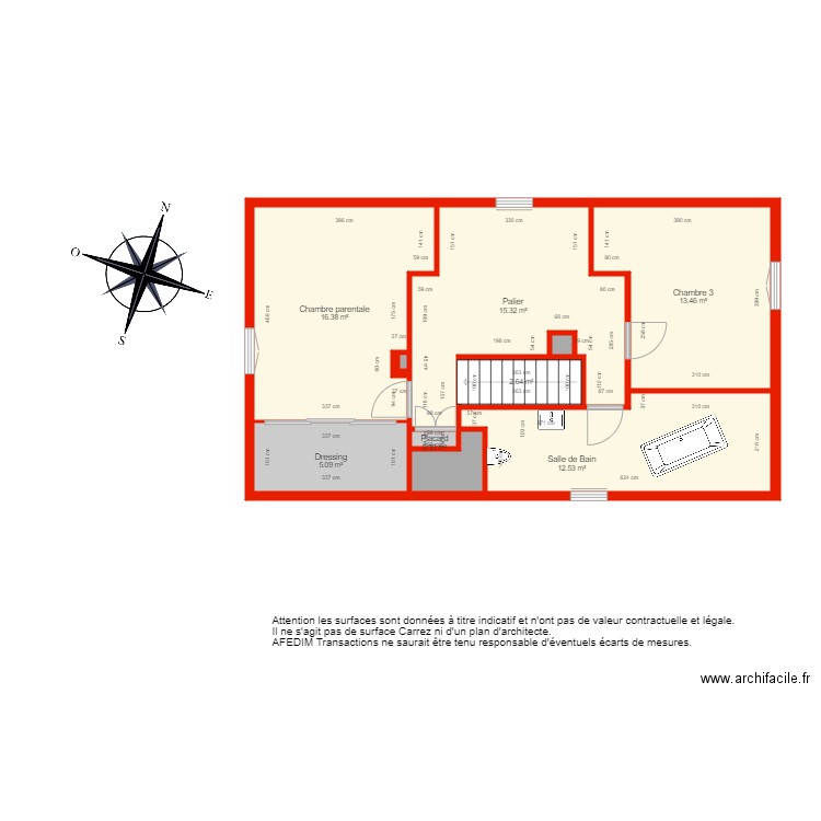 BI 4655 Etage. Plan de 0 pièce et 0 m2