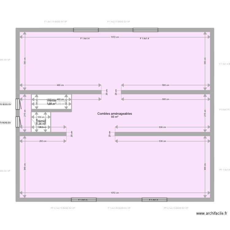 Mourier. Plan de 0 pièce et 0 m2