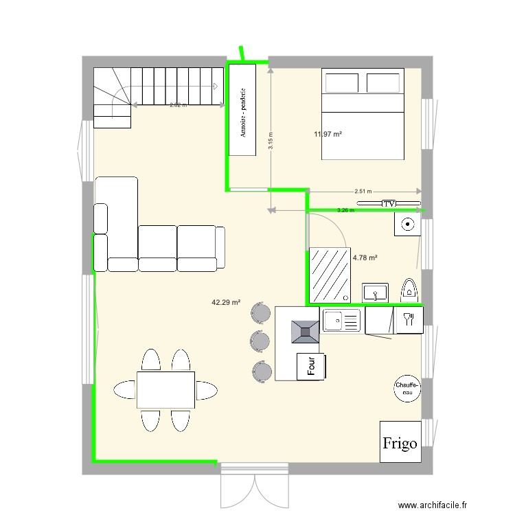 DAMIEN fini . Plan de 0 pièce et 0 m2