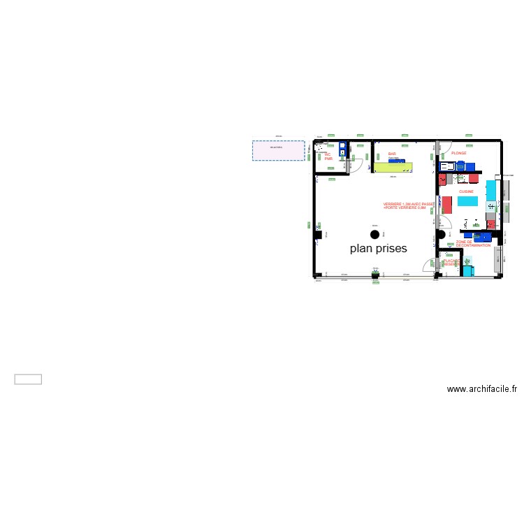 dernière implantation cuisine du 17.01.23. Plan de 0 pièce et 0 m2