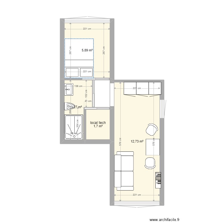 Type Jerome Christophe. Plan de 0 pièce et 0 m2