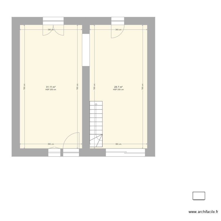 Pierre bas vide. Plan de 0 pièce et 0 m2