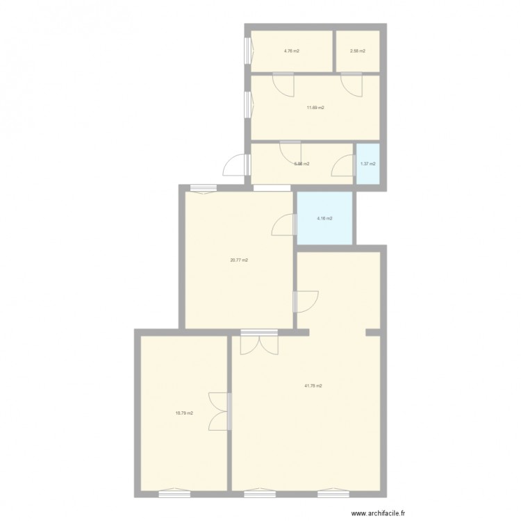 114 m2 Almassy ter. Plan de 0 pièce et 0 m2