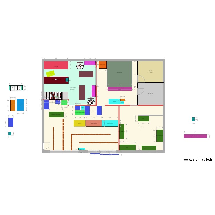 PLAN FOUCHEROLLES4. Plan de 0 pièce et 0 m2