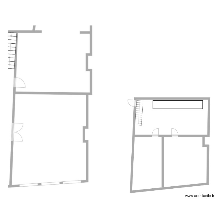 PMSS cave . Plan de 1 pièce et 93 m2