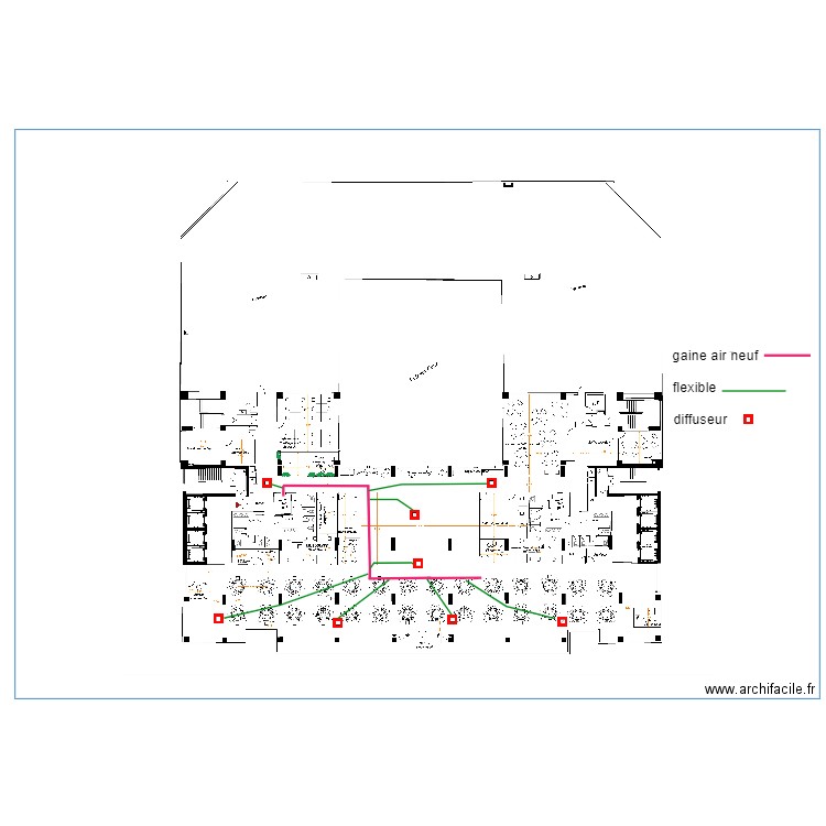 ventilation air neuf. Plan de 0 pièce et 0 m2