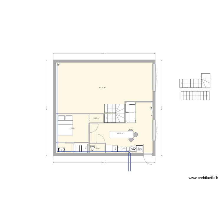 Sous sol. Plan de 0 pièce et 0 m2