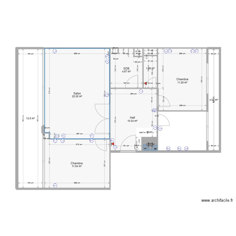 Foch mesures. Plan de 0 pièce et 0 m2