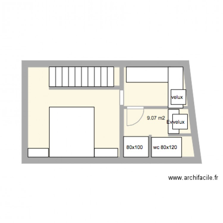 00W2. Plan de 0 pièce et 0 m2