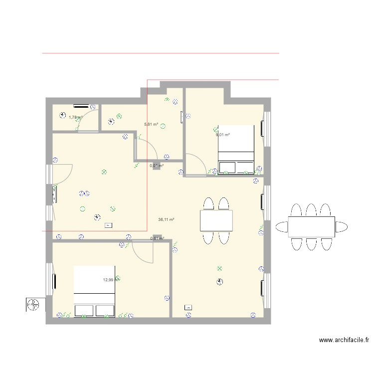 FINAL.1 élec. Plan de 7 pièces et 66 m2