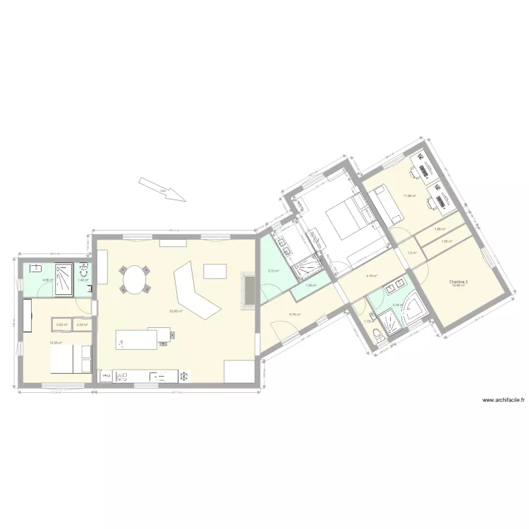 tourrettes aménagé V3. Plan de tourrettes aménagé V3. Plan de
