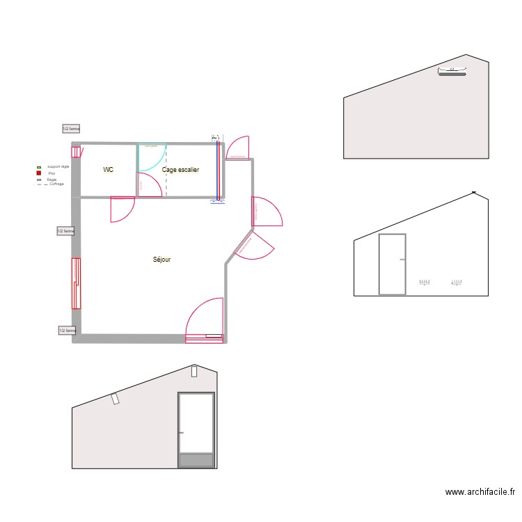 Loc vierge. Plan de 0 pièce et 0 m2