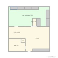 studio 2ème étage face