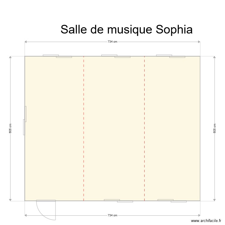 amadeus salle de musique Sophia. Plan de 0 pièce et 0 m2