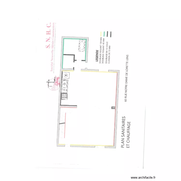 60  NOTRE DAME  LENS R. Plan de 