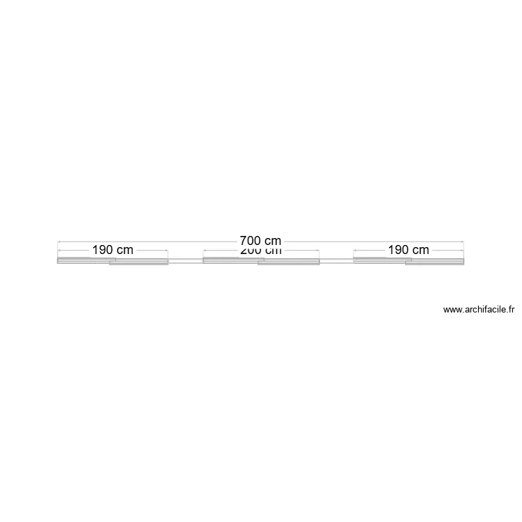 PLAN AVANT TRAVAUX. Plan de 