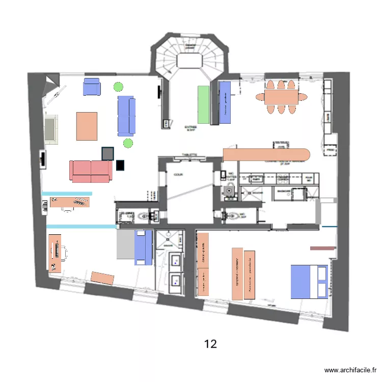 Vaurigard 98 v2. Plan de 