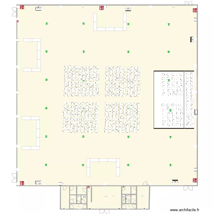 Voeux - Tennis Coubertin Aniche. Plan de 
