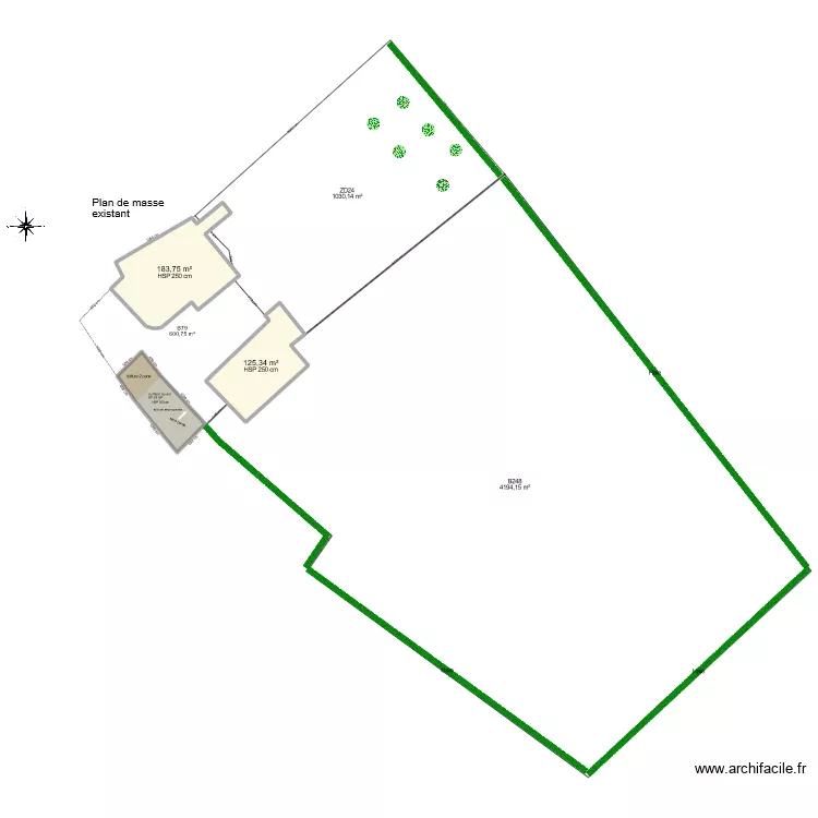 maison. Plan de maison. Plan de