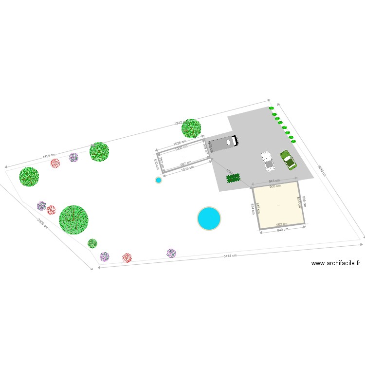 PLAN SOL. Plan de 0 pièce et 0 m2