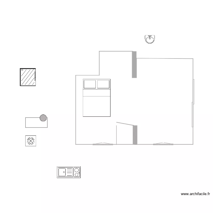 combaillaux. Plan de 